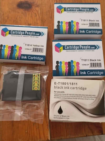 Photo of free Epson compatible printer cartridges T1811, T1813, T1814 (New Hinksey OX1) #1
