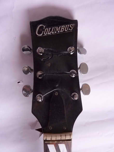 Photo of free Columbus - Dreadnought Acoustic Guitar - Restoration Project (Hartwood Green PR6) #4