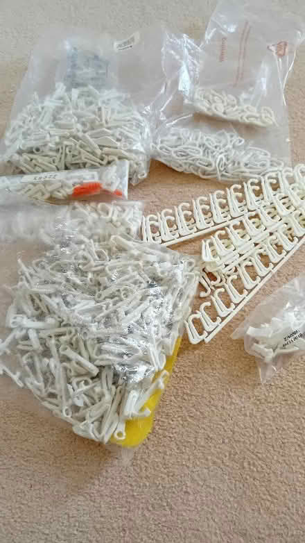 Photo of free Mixture of curtain hooks (Benhall GL51) #1
