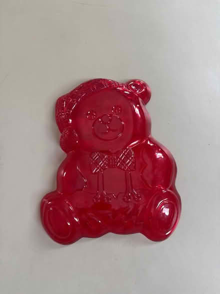 Photo of free Plastic Xmas bear dish?deco? (95070) #1