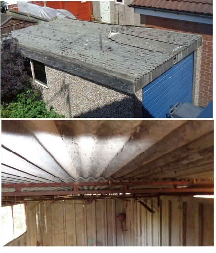 Photo of free Cement Roofing Sheets 15 sq m approx (Bolsover S44) #1