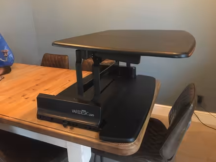 Photo of free Vari-desk raise lower desk (Greenfield OL3) #4