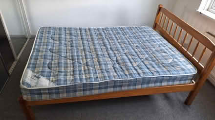 Photo of free Double bed plus matress (Marston OX3) #2