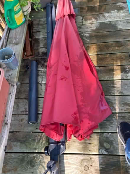 Photo of free Deck/Patio Umbrella (Evanston, near Penny Park) #2