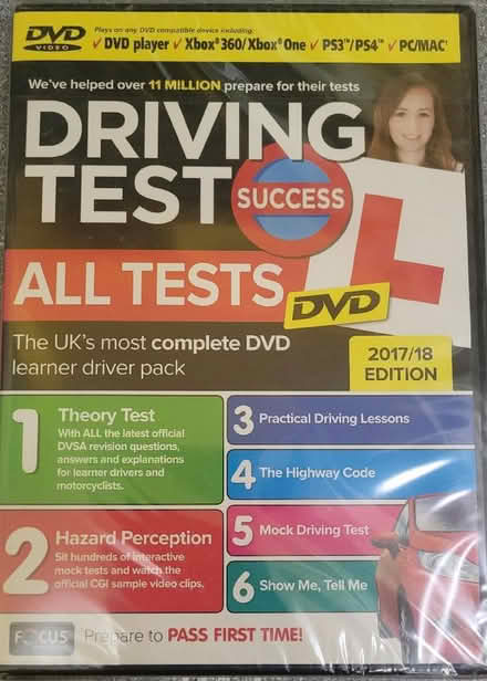 Photo of free Unopened Learner Driver DVD - 2017/18 Edition (Overstone Lodge) #1