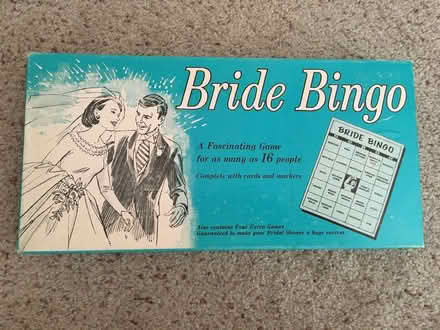 Photo of free Bride Bingo game (Shadow Cliff, Pleasanton) #1