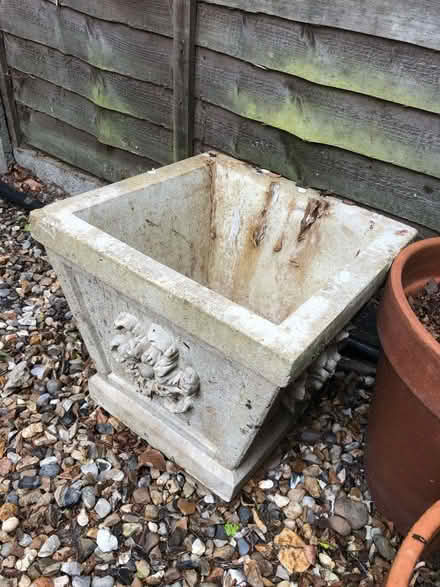 Photo of free Large concrete pot (East Carleton NR14) #1
