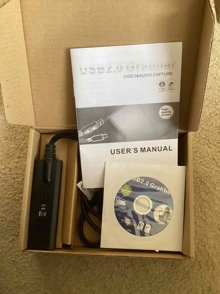 Photo of free USB2 grabber...video and audio (Crowborough Warren TN6) #1