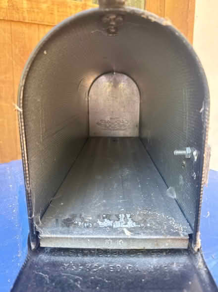 Photo of free Black metal mailbox (95070) #2