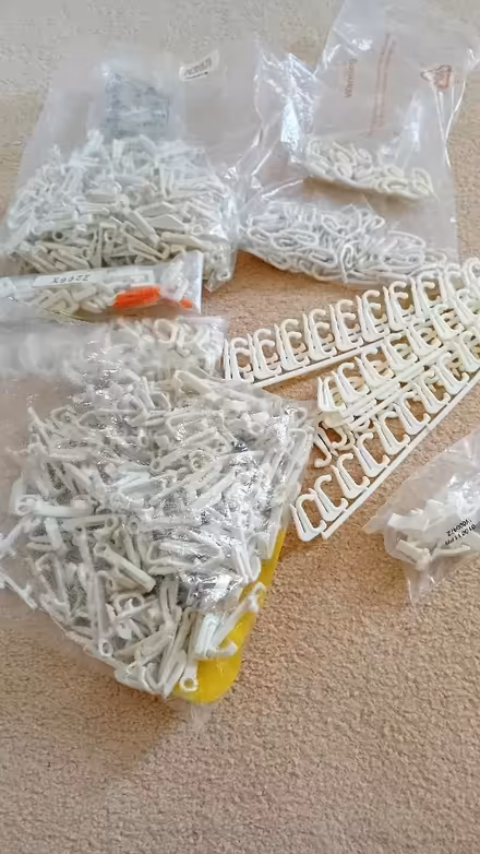 Photo of free Mixture of curtain hooks (Benhall GL51) #1