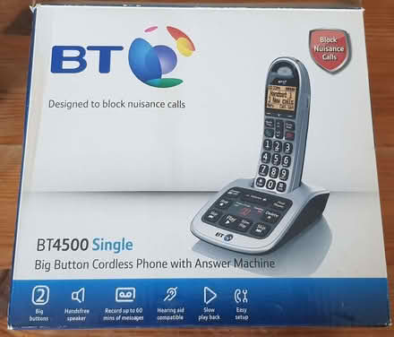 Photo of free Big button DECT cordless phone + answer phone (Bowbridge GL5) #1