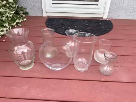Photo of free Clear glass vases (Crown Point, PB) #1