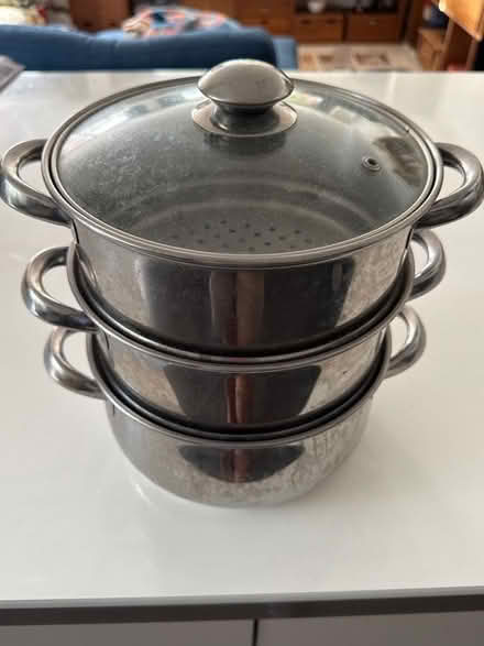 Photo of free 3 Unit Steamer for hob (Molesey TW12) #3