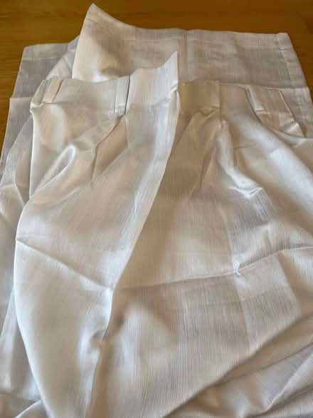 Photo of free Pair of off-white curtains (Limehouse E14) #1