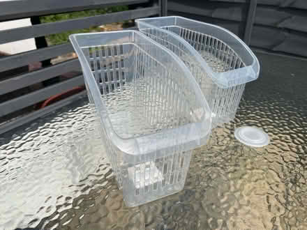 Photo of free 2 Plastic Storage Organisers (Croydon) #1