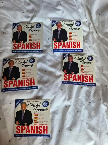 Photo of free Five Michel Thomas Spanish CDs (Eton SL4) #1