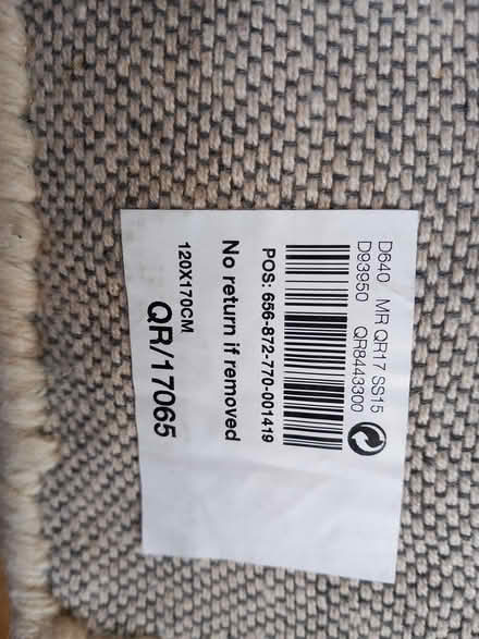 Photo of free stripey woolen rug (RG6 near Palmer Park) #4