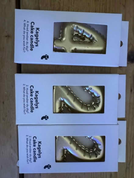 Photo of free Brand new gold candles (Dawlish Devon) #1