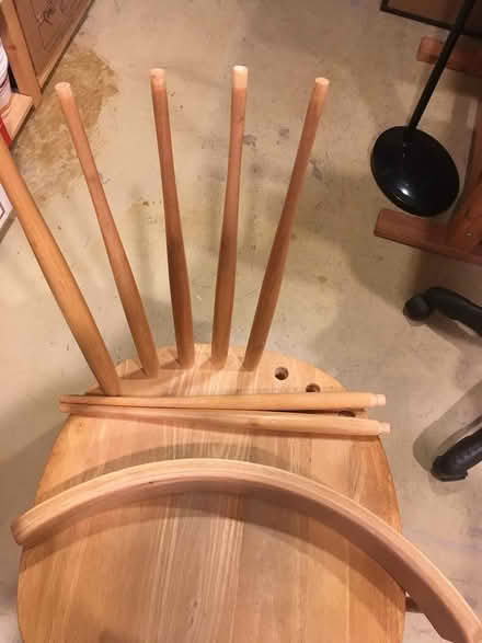 Photo of free Semi-disassembled wooden chair (Wallingford) #3