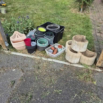 Photo of free Large selection of plant pots (ME15 Westmorland Road) #1