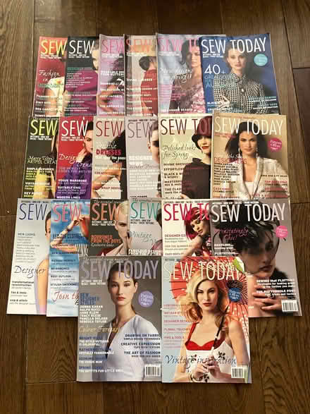 Photo of free "Sew Today" magazines from 2012-2014 (Oakwood LS8) #1