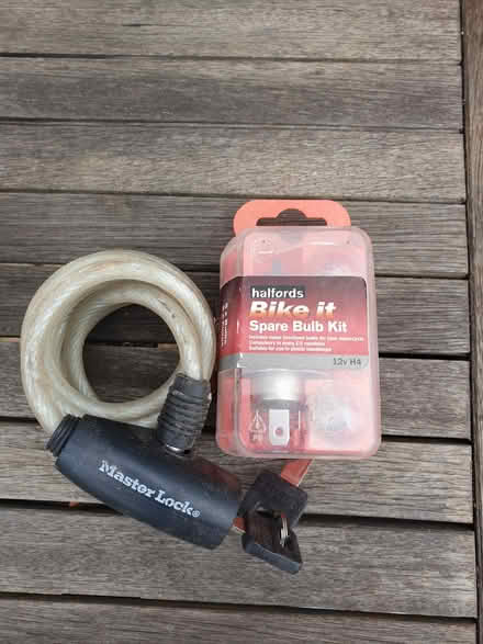 Photo of free Bike lock & bulb (St Leonards-on-sea TN38) #1