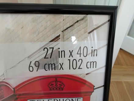 Photo of free Large poster frame (Watertown-Belmont Line) #2