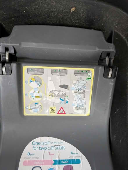 Photo of free Isofix carseat base (Nr chichester west sussex) #2