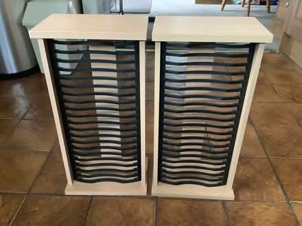 Photo of free Two DVD racks (Nunnery Wood WR5) #1