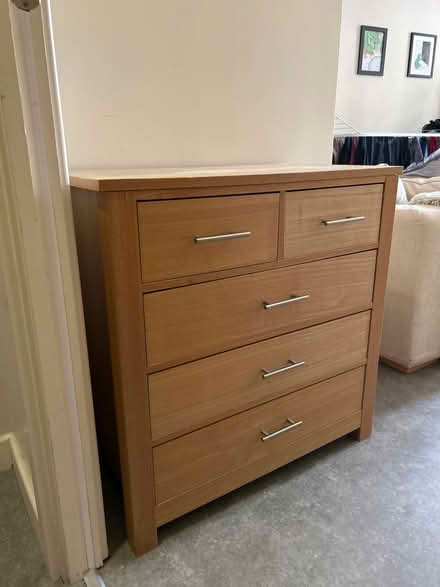 Photo of free Five Drawer dresser (Kennington) #1