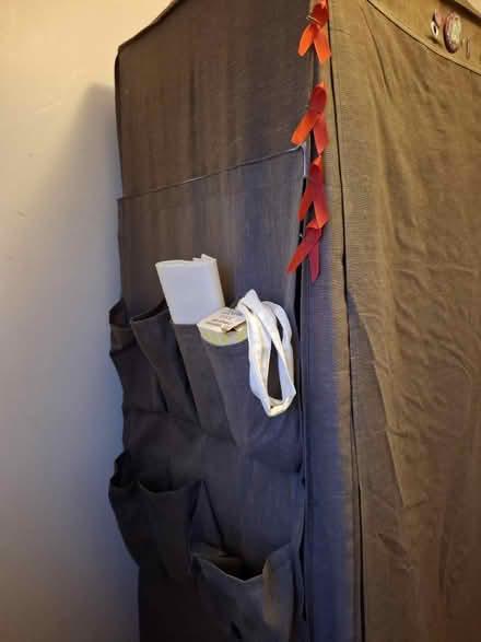 Photo of free a pine and canvas wardrobe (CB5 8PA) #3