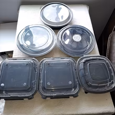 Photo of free Lg Round & Clamshell T/O containrs (Allison Park-- Hampton) #1