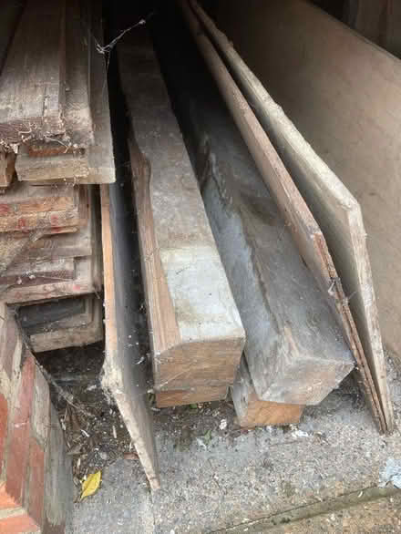 Photo of free Wooden posts, tiles, bricks (New Barnet EN4) #1
