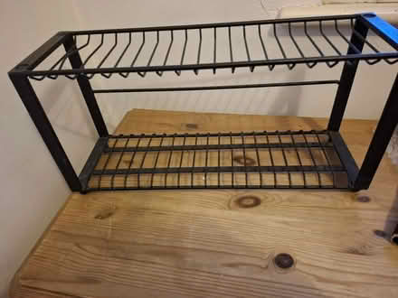 Photo of free black,two-tier,stackable desk (CB5 8PA) #1