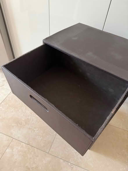 Photo of free Brown leather drawer unit (St Michaels, Tenterden TN30) #3