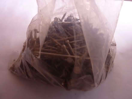 Photo of free 2kg bag of Round Head Nails (Hartwood Green PR6) #1