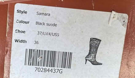 Photo of free Black Suede Duo Boots. Size 4/37 (Beaconsfield HP9) #3