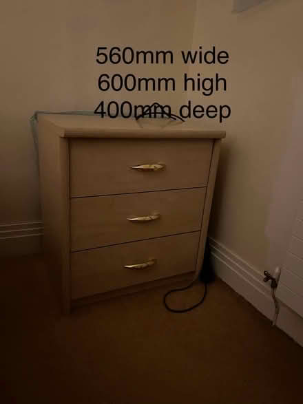 Photo of free One 3 draw bedside cabinet and one 3 draw large draws (Drayton OX14) #2