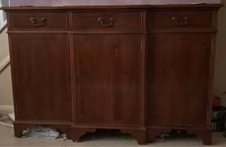Photo of free Dark wood side board (SG17) #1