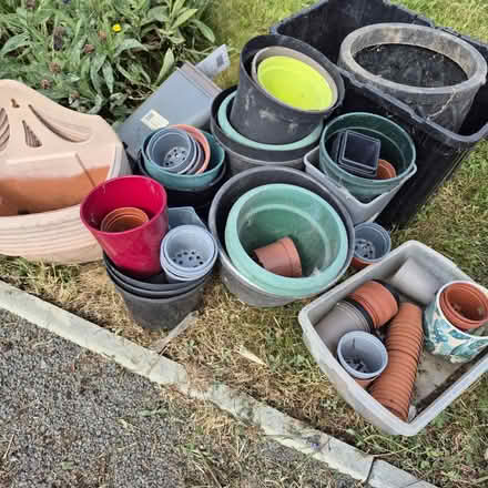 Photo of free Large selection of plant pots (ME15 Westmorland Road) #3