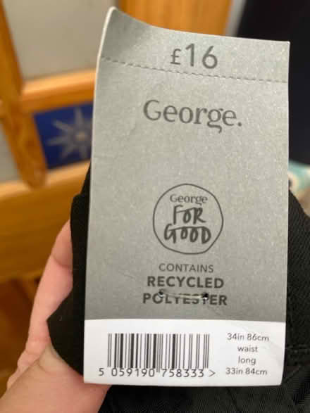 Photo of free 2 pairs new black school trousers (Victoria Park CF5) #2