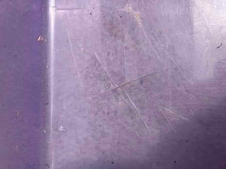 Photo of free Lilac coloured plastic storage box (Cheadle Hulme SK8) #2
