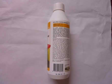 Photo of free HG Coffee Machine De-scaler - 500ml partially used (Hartwood Green PR6) #2