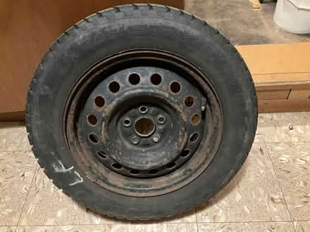 Photo of free 4 Toyota 15" steel rim winter tires (Westside, near Hilldale) #3