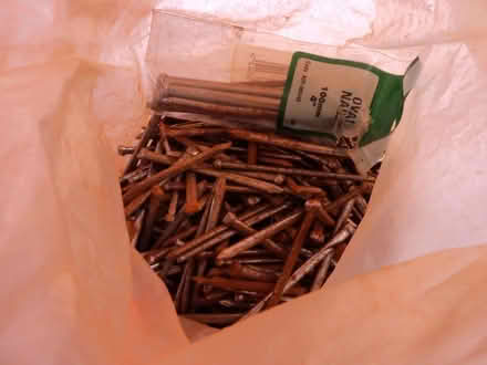 Photo of free 3kg bag of Oval (Lost Head) Nails (Hartwood Green PR6) #2