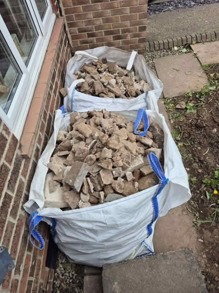 Photo of free 3 bulk bags of hardcore (Breadsall, Derby) #1