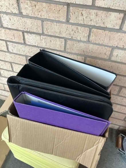 Photo of free Box of ring binders (Hulme M15) #1