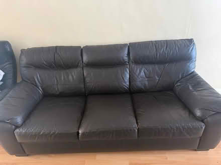 Photo of free Dfs leather sofas (Orpington) #2