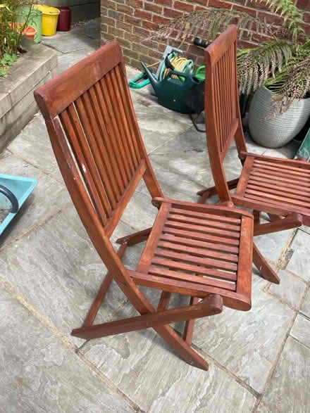 Photo of free Pair of garden chairs (Farnham GU9) #4