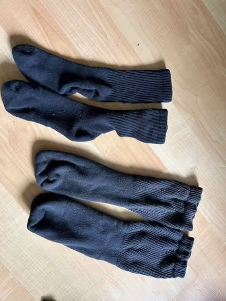 Photo of free 2 pairs ladies black socks (L5L 5P5) #1